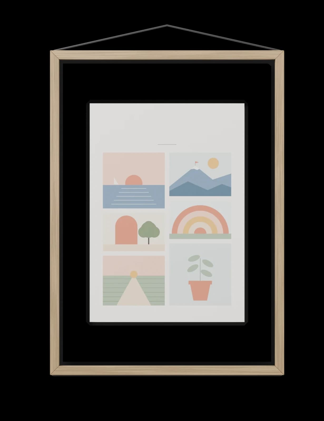 Manifestation Board, cut out on the Wall Art and Boards world colour