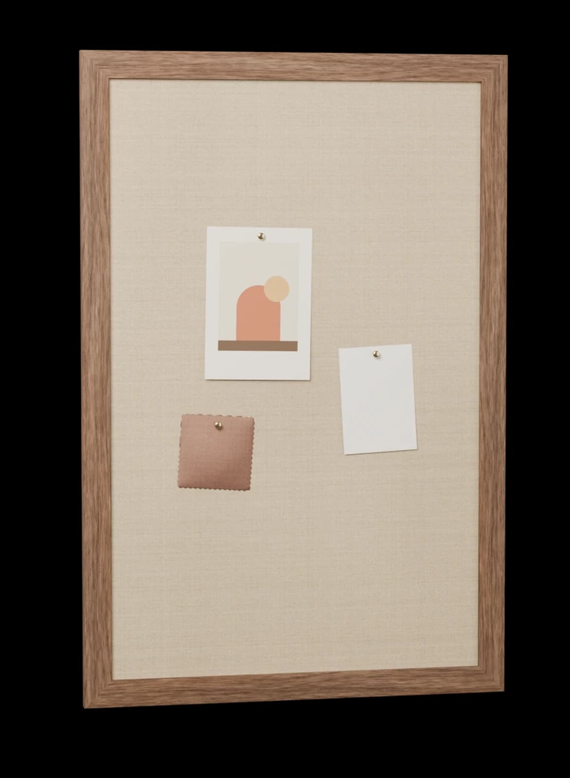 Linen Pinboard - Framed (Dubai), cut out on the Wall Art and Boards world colour