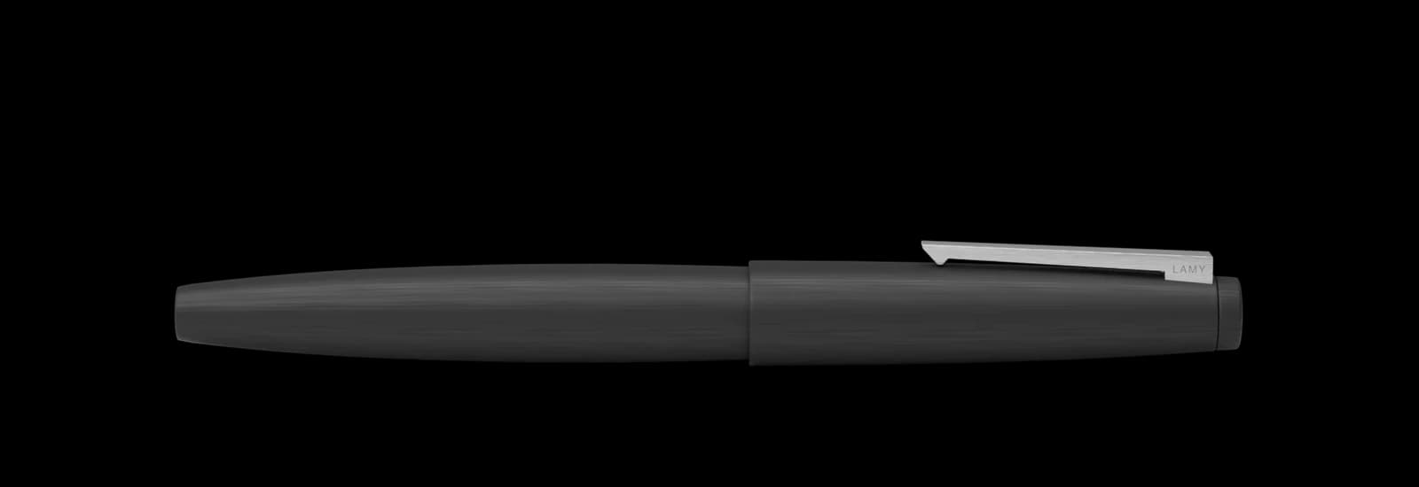 Fountain Pen - LAMY 2000 (Black), cut out on the Desk and Workspace world colour